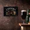 Putuo Decor Cheers Metal Tin Sign, Bar Signs For Home