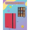 Lictin Trading Cards Album - 396 Side Loading Pocket with