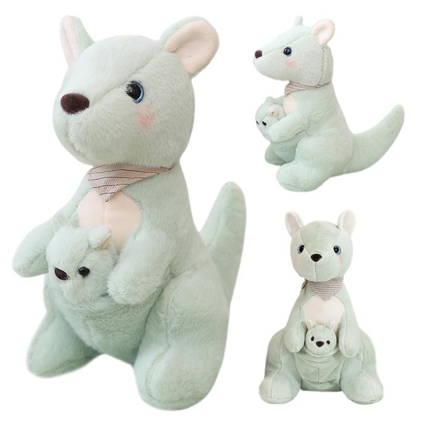 SWZY Kangaroo Stuffed Animal, Animal Plush Doll Kangaroo, Kangaroo Toy
