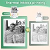 XenGro Mini Portable Sticker Printer, Mini Thermal Printer with 3