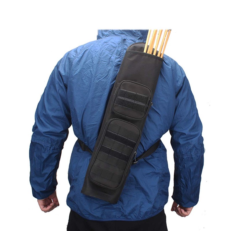 MAGARROW Archery Back Arrow Quiver Adjustable Molle Arrow Holder with