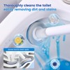 2 Pack Disposable Toilet Brush with 48 Refills, Toilet Bowl
