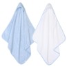 2 x Hooded Baby Towel Soft 100% Cotton Bath Wrap
