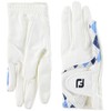 FootJoy Golf Gloves, 22 Ladies, E-Comfort, multicolor (white / navy)