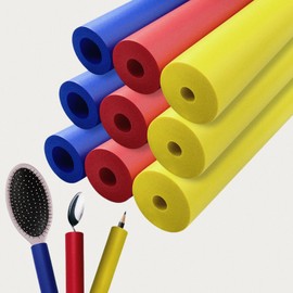 9 Pack Foam Grip Tubing for UtensilsToolsPens - 3 Sizes, Comfort Grip for Elderly, Disabled, Arthritis, Multicolor