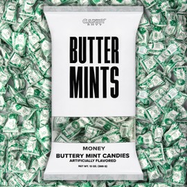 Candy Envy - Money Buttermints - 13 oz. Bag - Approximately 100 Individually Wrapped Mints