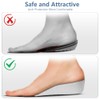 Aomig Height Increase Shoe Insoles, Heel Insole Invisible Heel Inserts,