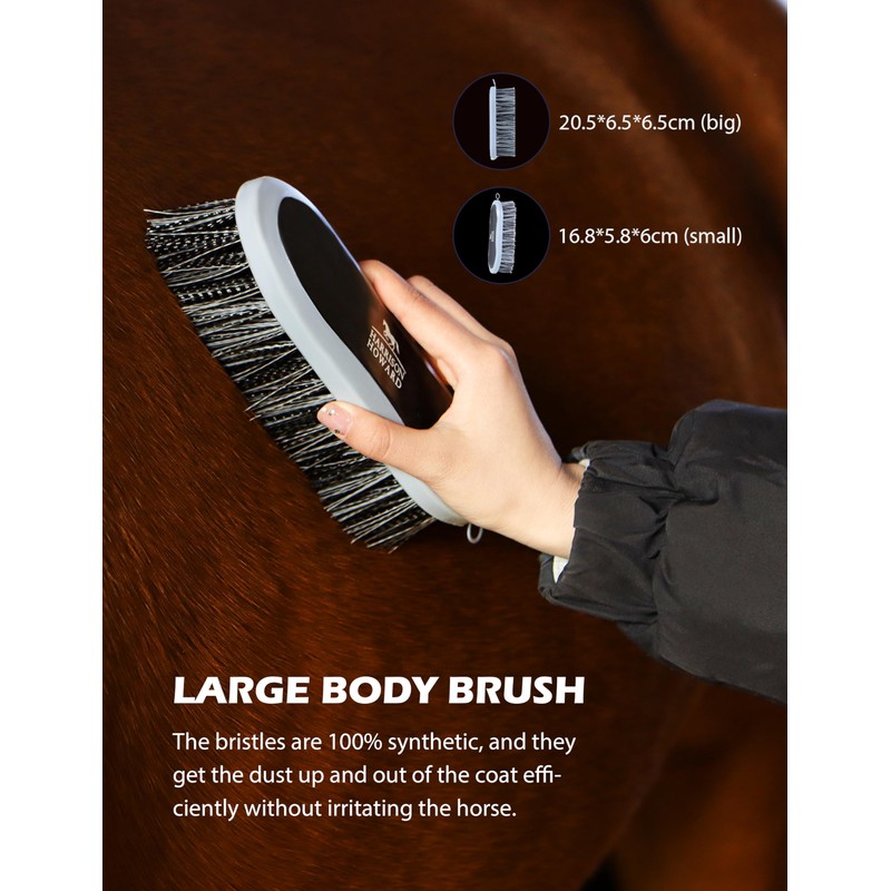 Harrison Howard Horse Grooming Kit 9-Piece Equine Care Series Horse