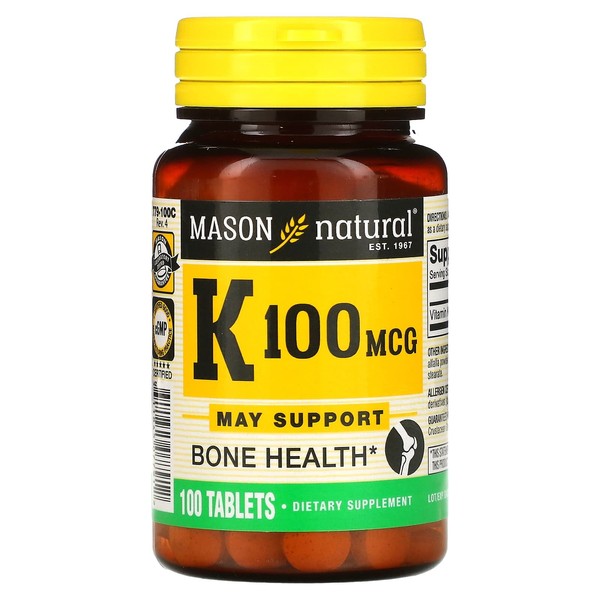 Vitamin K 100mcg 100 tablets / 비타민 K 100mcg 100정