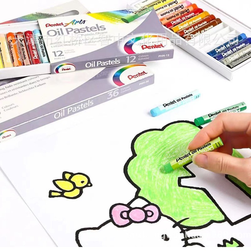 36 Pcs Oil Pastel Bright Colors Smoother Painting Pastels Art