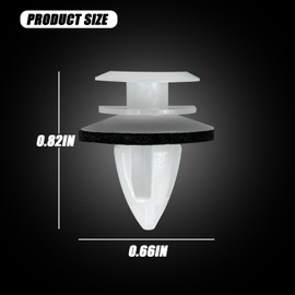 20Pcs Door Trim Panel Retainer Clips with Seal Ring Bumper Fasteners Replacement Parts