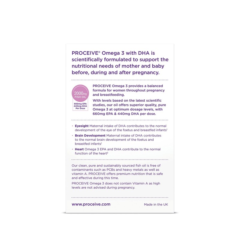 Proceive Conception and Pregnancy Omega 3 - High Strength &