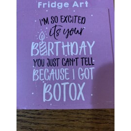 Refrigerator Magnet Art Printed With Solar Energy