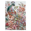 Beautiful Jewellery Peacock Puzzles for Adults 1000 Pieces, Colorful Flower