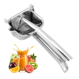Lemon Squeezer Hand Press Lemon Juicer Manual Citrus Juicer Stainless Steel, Heavy Duty Citrus Fruit Squeezer, Easy to Clean Lime Squeezer, Hand Press Lemons Juicers