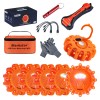 DK Led Road Flares 6 Pack LED Flares Emergency Kit