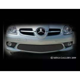 Mina Gallery Black Lower Middle Mesh Grille Grill for Mercedes SLK55 SLK Sport AMG 2005-2008