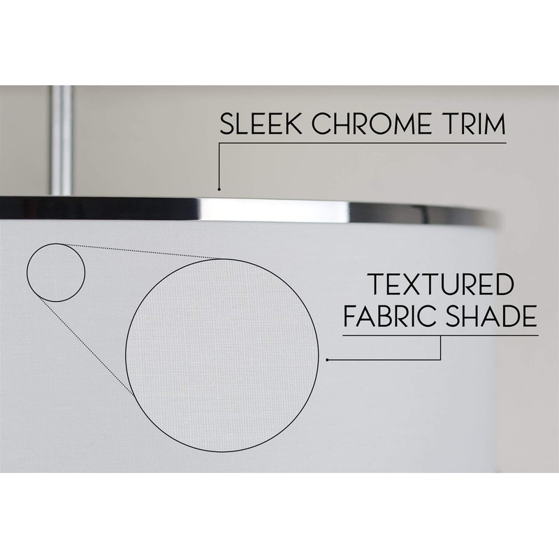 Kira Home Chloe 15" Retro Modern 3-Light Semi-Flush Mount Ceiling