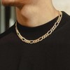 Eseres Figaro Chain Necklace for Men 12MM Figaro Link Chain