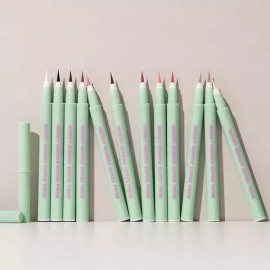 Merrymond [메리몽드] 슈퍼트임 펜 아이라이너 12종 택1 [Marymond] Super Tear Pen Eyeliner Choose 1 from 12 Types [00 Pure White]