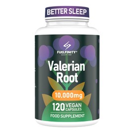 Potent Valerian Root Capsules | 10,000 mg Serving 120 Capsules | High Strength | Sleep Support, Stress Management, Relaxation, Natural Remedy | Capsule Supplement (1 Large Pack)