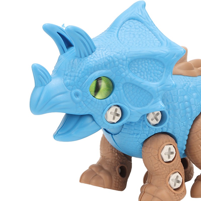2 Sets Dinosaur Assemble Toy Develop Hand On Ability Educational