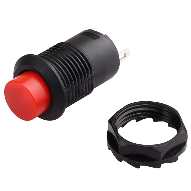 CLDIY Pack of 20 SPST Self-Locking Pressure Switch Off/On AC