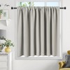 AooHome Room Darkening Cafe Curtain, For Small Windows, Thermal Insulation,