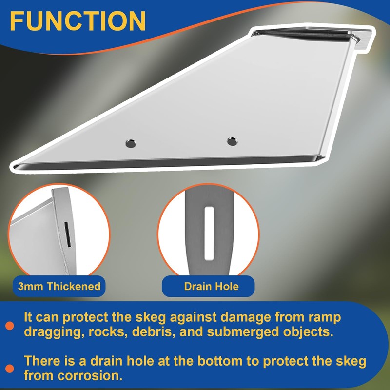 Replace for 27151 Skeg Guard Skeg Protector Kit Fit for