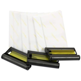 Printing Saver KP-108IN 3 Printer Cartridges & Paper - 108 Sheets - Postcard Size - Compatible for Canon Selphy CP780 CP790 CP800 CP810 CP910 CP1000 CP1200 CP1300