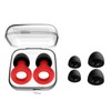 Ultra-Comfy Reusable Noise-Reducing EarplugsProfessional Noise Canceling Earplugs - Ultra Comfortable, Reusable Hearing Protection for Sleeping, Travel, Work, and Studying(1 Pair with 4 Ear Tips)