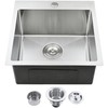 VCCUCINE Bar Sink Drop in,18 x 18 Inch Topmount RV