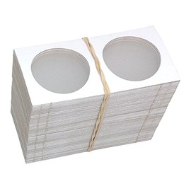 100 Cardboard Mylar 2" x 2" Flips for Collector Casino Tokens