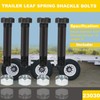 9/16"-18 X 3 Long Trailer Leaf Spring Shackle Bolts (Grade