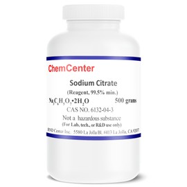 Sodium Citrate, Reagent, 99% min., 500 Grams