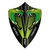RED DRAGON Hardcore Peter Wright Snakebite Green Clear Freestyle Dart