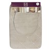 Juego de Baño Home Access Beige con Tapete y Fundas 3 Piezas