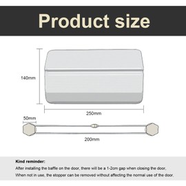 Automatic Door Opener for Dogs Cats Pet - Pet Door Strap Latch for the Door Automatic Closing & Opening, Easy to Enter Training for Bedroom, Bathroom, Toilet