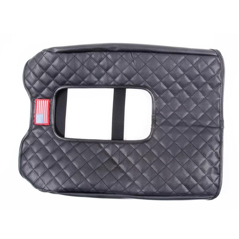 car-king888 Leather Black Car Armrest Box Cover Protector Case For