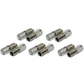 2 x, 6 x, 10 x E10 Screw Base, LED Replacement Lighting, Warm White, Energy Saving Lighting – 6 V, 10x