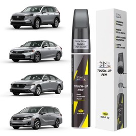 XNA Solar Silver Metallic(NH-932M) for Honda Touch Up Paint, Car Scratch Remover for Nicks and Chips Repair, 2-In-1 Quick & Easy Fix Car Scratch Repair Kit with Exact Color-Matched