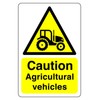 Safety First Display LTD Caution agricultural vehicles sign - 1.2mm