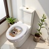 Mouthed Kitten 3D Sticker for Toilet,3D Bathroom Toilet Sticker,Animals 3D