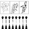 Brusarth Calligraphy Pens,8 Size Calligraphy Pens for Writing,Brush Pens Calligraphy