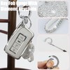 YIKECASE Key Fob Cover with Diamond Keychain Car Key Holder