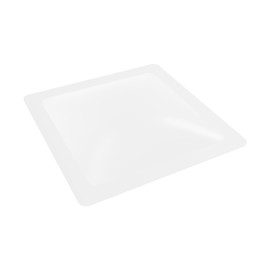 NECKCLOUSE RV Skylight Outer Dome 26"x26", Clear PC Camper Skylight Cover with UV-Resistant Coating, Universal Roof Vent Replacement for RVs and Trailers, Impact & Heat Resistant