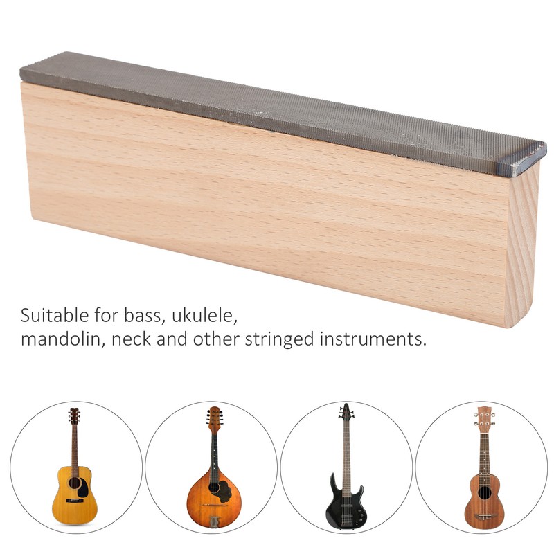 Maple Fret Crowning File for Guitar Bass Ukulele Polishing Tools