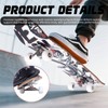 Professional Double Kick Skateboard, 31 inch Maple Deck, ABEC-9 Bearings,