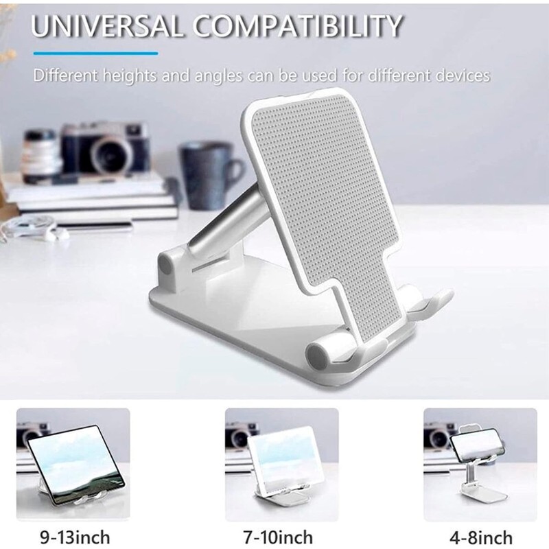 Vimi Soporte Celular De Mesa Ajustable con Inclinación Posiciones (Negro)