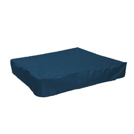 ZONADAH Sandbox Cover 120x120cm Square Sandpit Cover with Drawstring Waterproof Sandpit Pool Cover for Furniture Protect the Sandbox from Rainwater Navy Blue